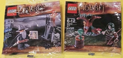 LEGO ХОББИТ 30213 И 30212 ПОЛИЭТИЛЕНОВЫЙ ПАКЕТ НАБОР ВОЛШЕБНИК МИНИФИГУРКИ ЛОТ РЕДКИЙ ОГРАНИЧЕННЫЙ - Изображение 1 из 4