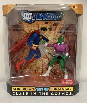 DC Universe Classics Superman Vs Brainiac, Clash In The Cosmos,2-Pack, New, MISB - Image 1 of 4