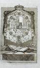 1827 Wappen Michaelsorden Joseph Clemens Von Bayern Kupferstich