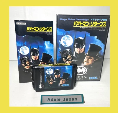 BATMAN RETURNS Mega Drive Sega 0269 MD From Japan Free shipping - Image 1 of 4