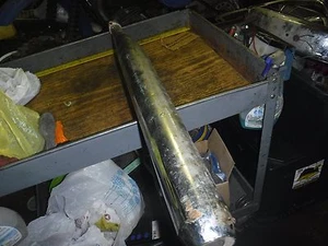 Yamaha 1972 CS3 200 electric right exhaust muffler baffle I have more parts - Picture 1 of 8