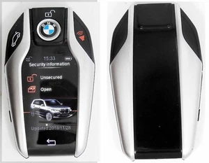 2019 - 2022 BMW X7 DISPLAY KEY SMART SCREEN LCD REMOTE OEM 8728254-01 - Picture 1 of 3