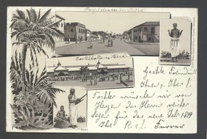 AK Accra British Gold Coast (Ghana), div. Ansichten, gel 1898 Aburi - Bild 1 von 2