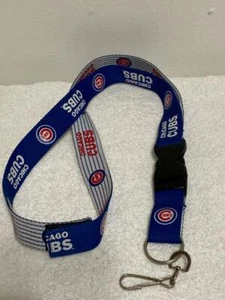 Chicago Cubs Cordón con Llavero Desmontable - Patrón Reversible - Ajuste de velcro - Imagen 1 de 1
