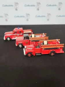 Vintagi Corgi Fire Heroes Gmc Mack B Pumper Lot Of 3 Firetruck - Picture 1 of 18