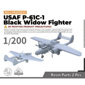Yao's Studio LYR200233 1/200 kit modellino militare USAF P-61C-1 caccia vedova nera - Foto 1 di 4