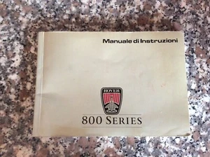 Manuale Istruzioni Rover 800 Series 820 Sterling 820i 820si Libretto Uso E 1987 - Foto 1 di 9