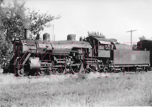 Chicago, Burlington & Quincy (CBQ) Engine 2584 in 1953 - 8x10 Photo - Picture 1 of 1