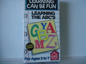 Learning the ABC'S VHS NTSC (1992) Little Red Schoolhouse Ages 3 To 7 New Sealed - Picture 1 of 8