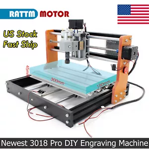【USA】CNC Neu 3018 PRO Mini Router Graviermaschine + Grenzschalter, E-Stop + GRBL - Bild 1 von 10