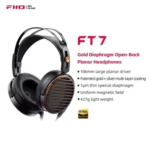 FiiO FT7 106 mm cuffie driver magnetico planare posteriore aperto full size - Foto 1 di 9