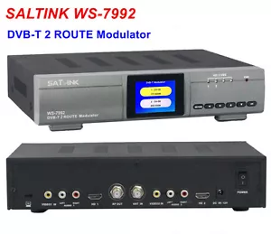 Modulador original SATLINK WS-7992 2 rutas modulador de entrada HD DVB-T modulador RF - Imagen 1 de 5