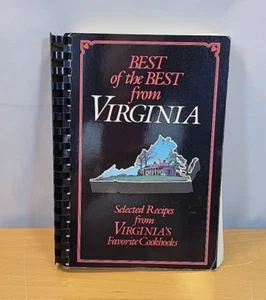 Vintage Best of the Best From Virginia Cookbook 1992 Handpicked recipes - Imagen 1 de 6