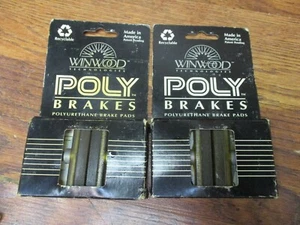 NOS VINTAGE WINWOOD POLY BRAKE PADS SET (2) - Picture 1 of 2