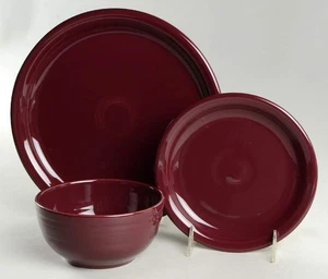 Homer Laughlin Fiesta Claret Bistro Set 10962634 - Picture 1 of 1