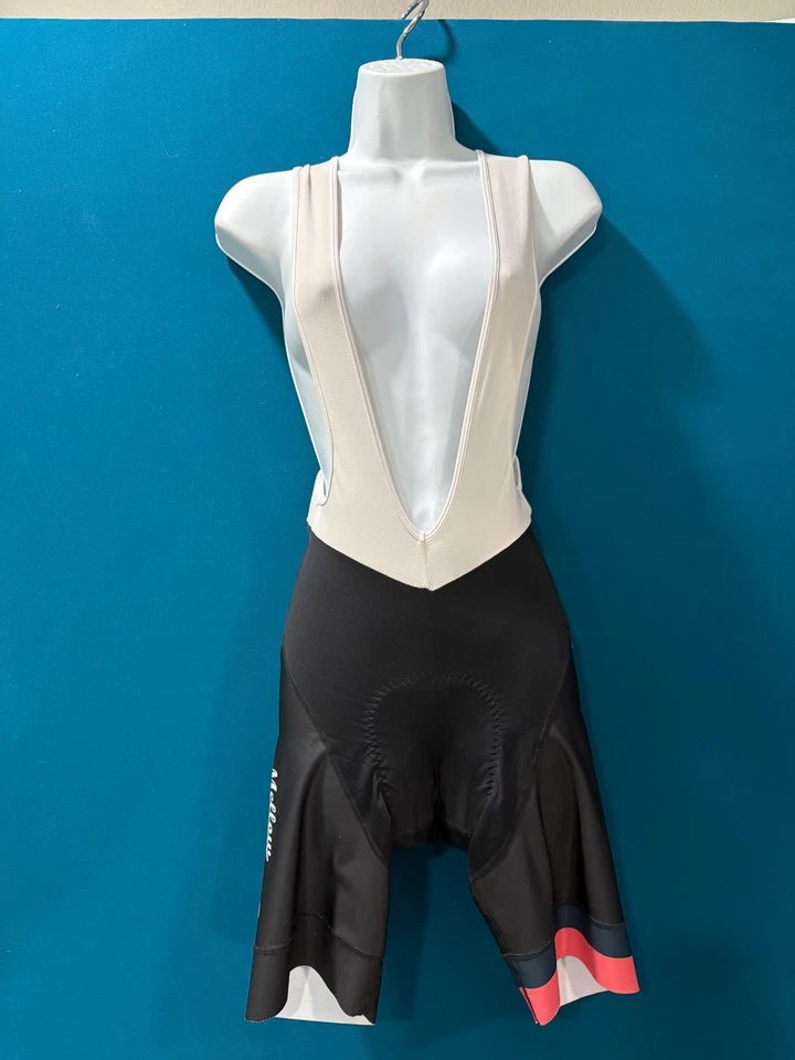 Giordana Mellow Johnny's Cycling Bib Shorts Women's Size Small Black/White - Image 1 of 4