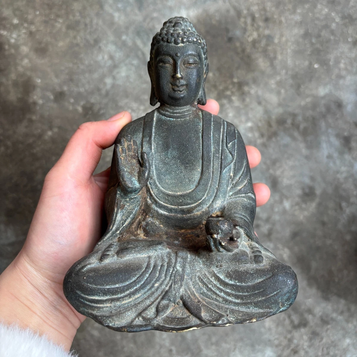 铜佛像古董原创中国风雕像、雕像| eBay