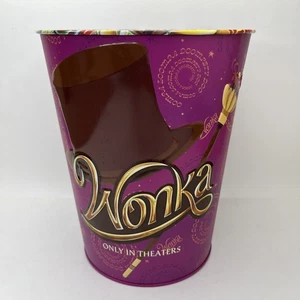 Willy Wonka Film Popcorn Dose Eimer geprägt 130 oz, 8,25" - Timothee Chalamet - Bild 1 von 4