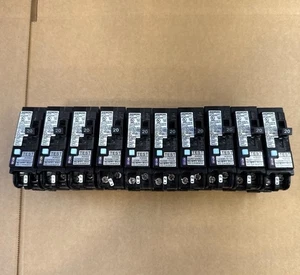 Q120DFN 10 PCS SIEMENS 1P 20A AFCI/GFCI DUAL-FUNCTION PLUG-ON CIRCUIT BREAKERS - Picture 1 of 3