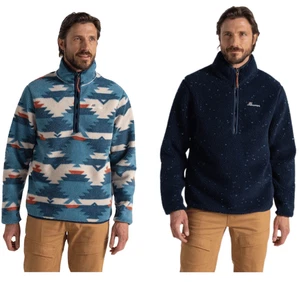 Craghoppers Mens Tatton Half Zip Warm Winter Pullover Fleece Jumper - Picture 1 of 13
