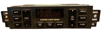 1994-1996 BUICK ROADMASTER Automatic Heater AC CLIMATE CONTROL 16210714 panel - Image 1 of 2