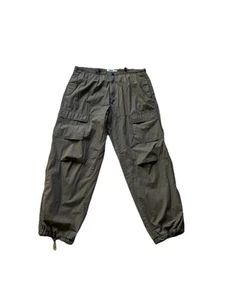 Old Navy Mens Green Cotton Parachute Pants Size XL - Picture 1 of 5