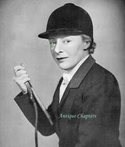Margaret Avis Bullows Lady Wright Of Durley MFH Tedworth Hunt 1936 Photo Article - Picture 1 of 2