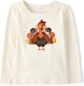 NWT Gymboree Applique Turkey Top Girl's Size 3T - Picture 1 of 1