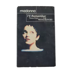 Madonna Cassette Ill Remember Single With Honors RARE - Picture 1 of 7