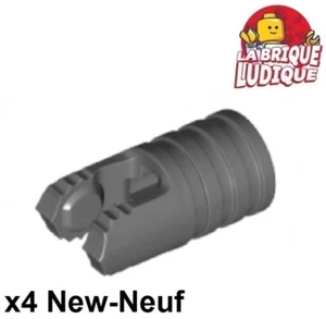 Lego 4x Scharnier Scharnierzylinder 1x2 Verriegelung 7 Zähne 2 Bra Gris Foncé 57360 NEU - Bild 1 von 1