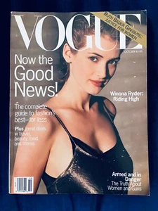 Winona Ryder Photographed by Herb Ritts October 1993 Vogue - Picture 1 of 3