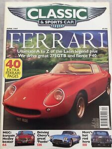 Classic & Sportscar Magazine - April 1997 - Merc 300SEL 6.3, Audi 100 Coupe, MGC