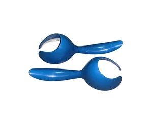 TUPPERWARE Küchenhelfer Löffel Eierlöffel blau Eier Löffel Eierhalter 2 Stück - Bild 1 von 1