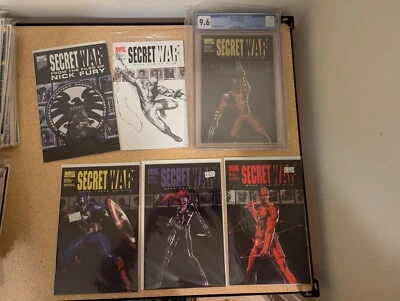 Secret War Book #1-5 Nick Fury Files Complete Series Marvel #2 CGC 9.6 1st Quake - Image 1 of 4
