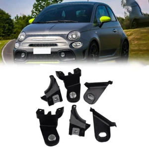 2x Front Left Right Headlight Bracket Repair Kit 51816681/2 for Fiat 500 2007-15 - Picture 1 of 14