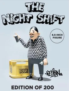 Figurina Esow Night Shift in vinile morbido limitata a 200 pezzi - Foto 1 di 5