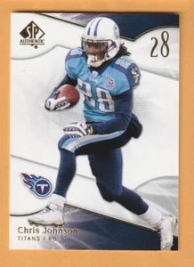 Chris Johnson Tennessee Titans 2009 SP Authentic #99 East Carolina Pirates 13S - Picture 1 of 2