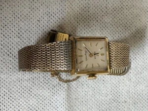 Vintage Omega Ladymatic 14K Gold Filled Mesh Armband Damenuhr - Bild 1 von 9