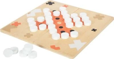 Mühle und Solitär „Gold Edition“, Brettspiele aus Holz - Bild 1 von 4