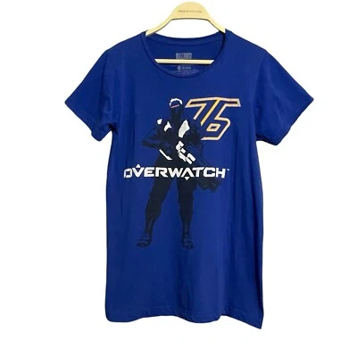 Camiseta Jinx Blizzard Overwatch Soldier 76 tamanho S videogame jogador lutador - Imagem 1 de 4
