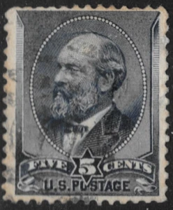 Stamp USA 5c looks like SG221 GARFIELD - see scan - Picture 1 of 1