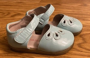 Shrimp & Grits Toddler Girl Size 8 Light Blue Maryjane Shoes ~ Spring Easter - Picture 1 of 6