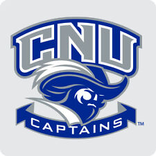Christopher Newport Captains Coasters-NCAA Clear Acrylic Square Coaster 3 Pack