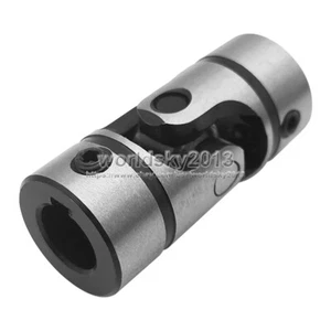 1x 8-40mm Single Keyway Cross Universal Joint Coupling Coupler Shaft Connector - Picture 1 of 8