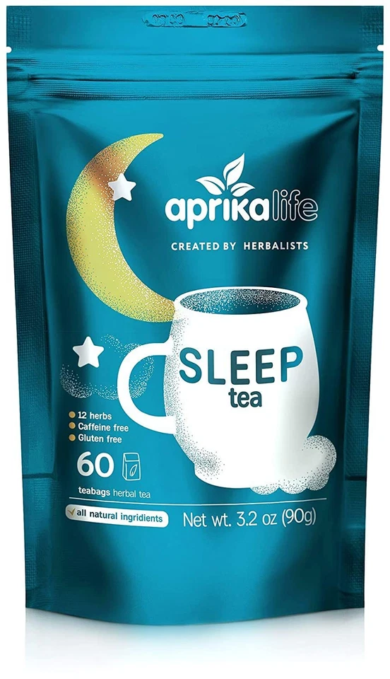 Aprika Life Sleep Tea 100 Natural Herbal Tea With 12 Herbs Promotes Relaxation