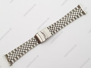 NEW 22MM DIVERS JUBILEE STAINLESS STEEL WATCH STRAP/BRACELET FOR SEIKO (SE-11) - Picture 1 of 10