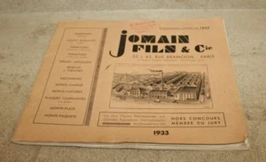 catalogue publicitaire 1933 Joman fils (persiennes-volets roulants-ascenseurs..) - Imagen 1 de 10