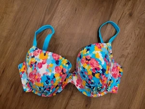 Cleo Panache Bikini 75G Oberteil bunt, türkis - Bild 1 von 3
