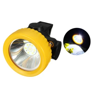 4500LUX Miners Cordless Power LED Helmet Light Safety Head Cap Lamp Torch BK3000 - Picture 1 of 7