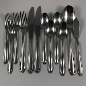 HAMPTON SILVERSMITHS Stainless "GINGER" 12 Pieces Mixed FLATWARE - Picture 1 of 2